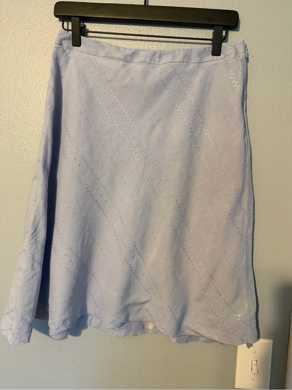 Ann Taylor Light Lavender A-Line Skirt